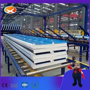 PIR Sandwich Panel Insulation Wall Sheet for Prefab Warehouse