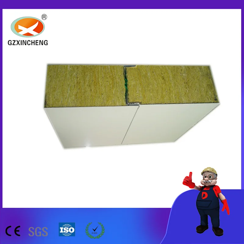 Fireproof  Rock Wool Sandwich Panel
