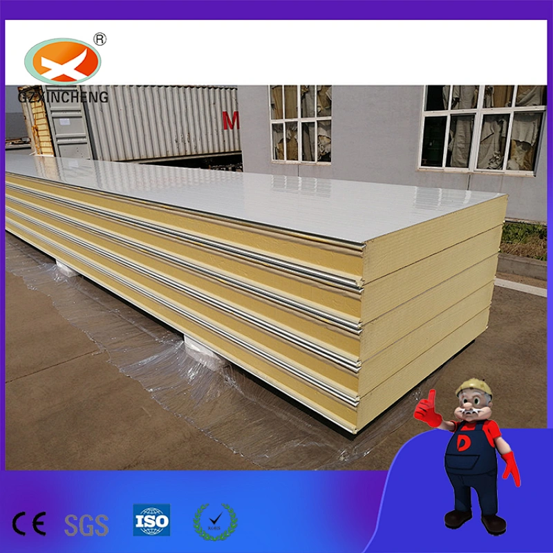 High Insulated Stainless Steel Sheet PU Sandwich Panel Metal Wall Panel