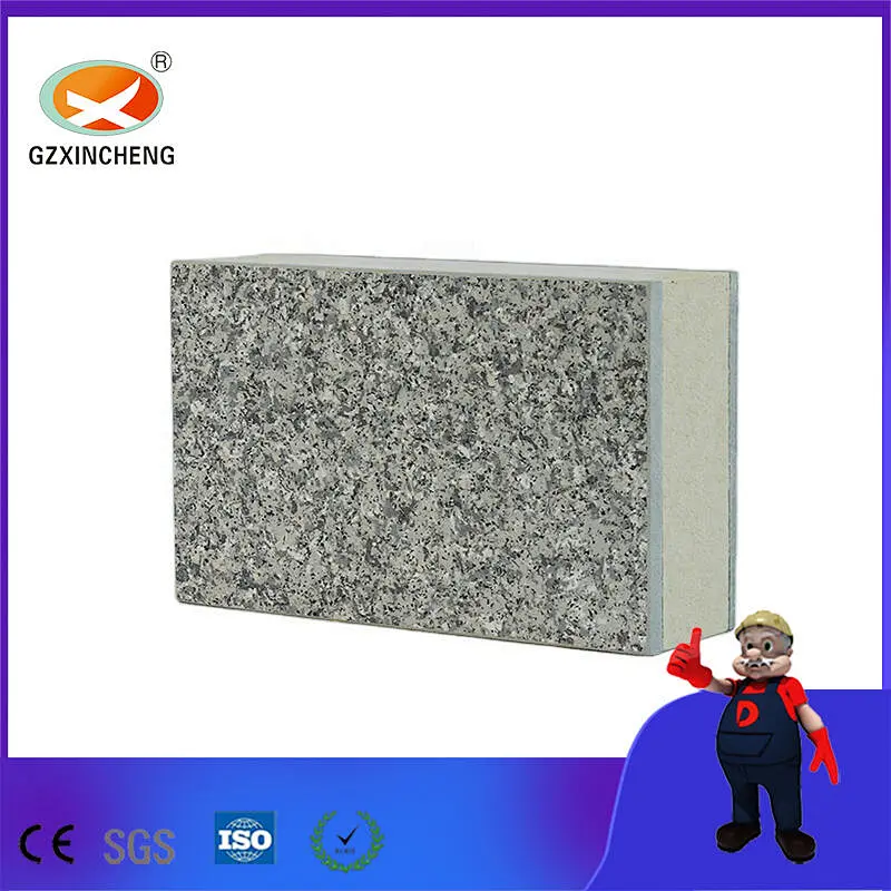 Building Material Good Environmental Protection PU Siding Panels Exterior Wall