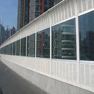 Metal Galvaized  Noise Reduction Barrier Panel