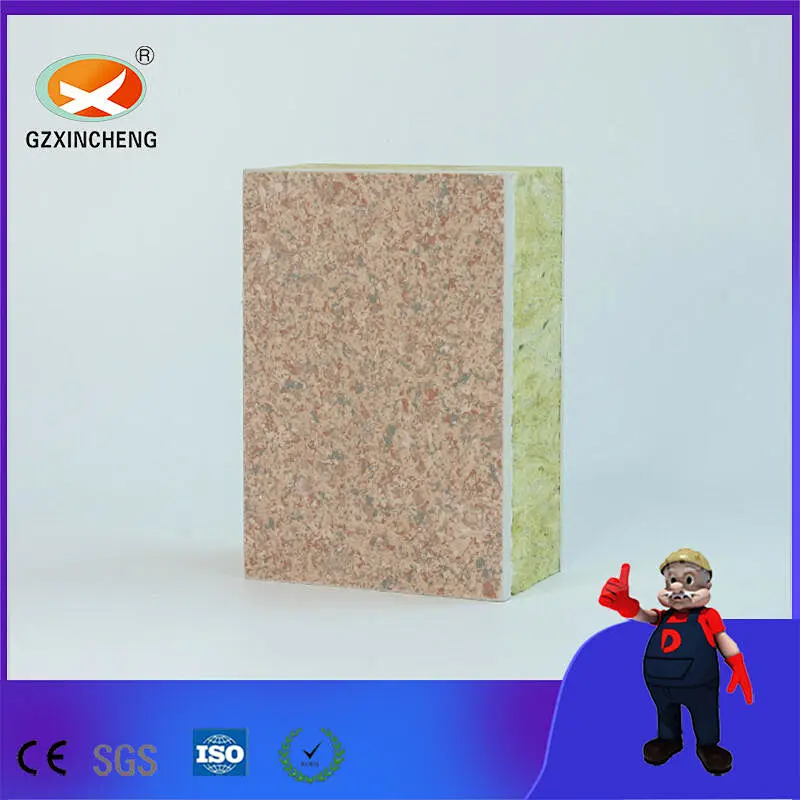 Factory Directly New Building Materials Exterior Wall Thermal Insulation Decorative EPS/Rock Wool Sandwich Wall Panels