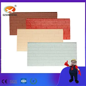 Fireproof Polyurethane Foam Brick Sandwich Panel for Prefabricated House