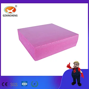Pink Color 20mm 300pka XPS foam wall board