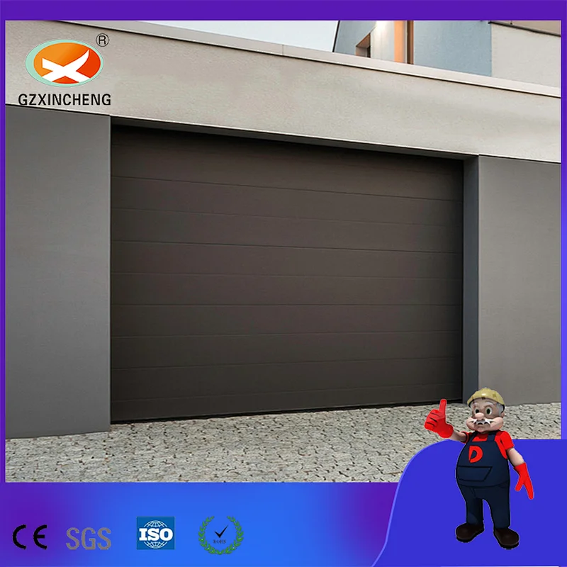 China Automatic Sectional Garage Door with Spring Hardware