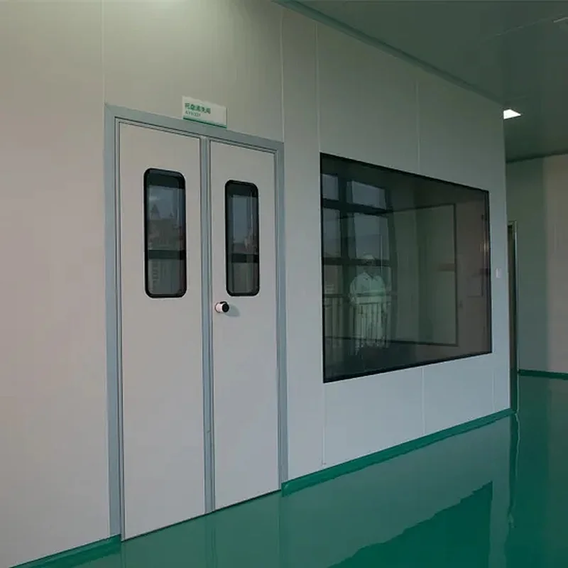 GMP Standard Pharmaceutical Aluminium Clean Room Entry Door for Sale