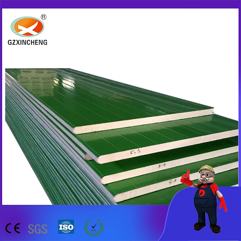 Polyurethane Foam Insulated Sandwich Panel PU Sandwich Panel for Wall