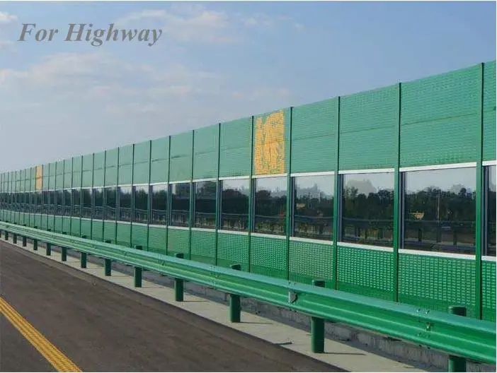 Application Noise barriers are mainly used for sound insulation and noise reduction in transportation and municipal facilities such as expressways,elevated composite roads, urban light rail subways, etc., to control the impact of traffic noise on nearby urban areas, and can also be used for sound insulation and noise reduction in factories and other noise sources.