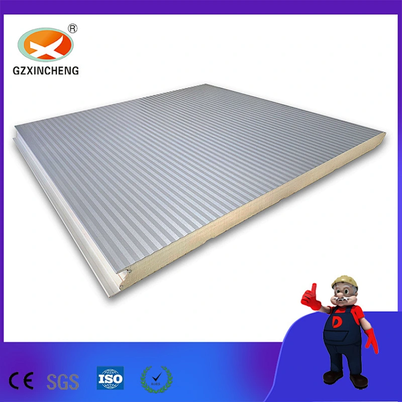 High Density Insulated Laminated Sandwich Panels Polyurethane PIR/PUR Materials for Roof/Wall