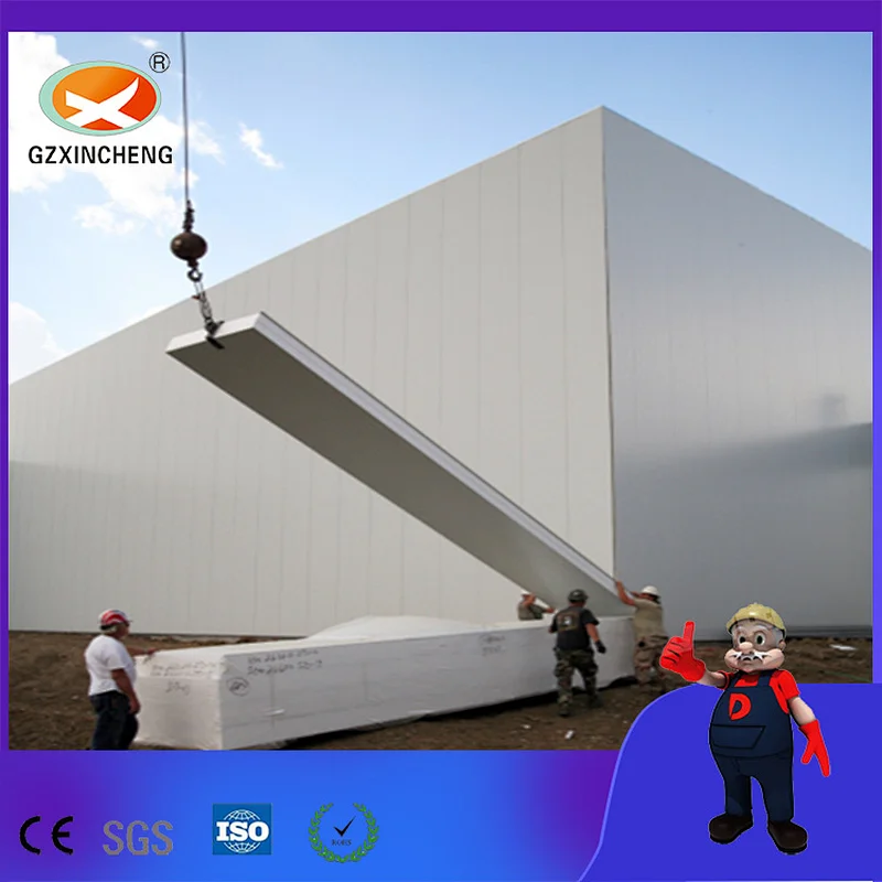 Roofing Materials 0.5mm Steel Surface EPS Sandwich Panel Wall Covering Panel