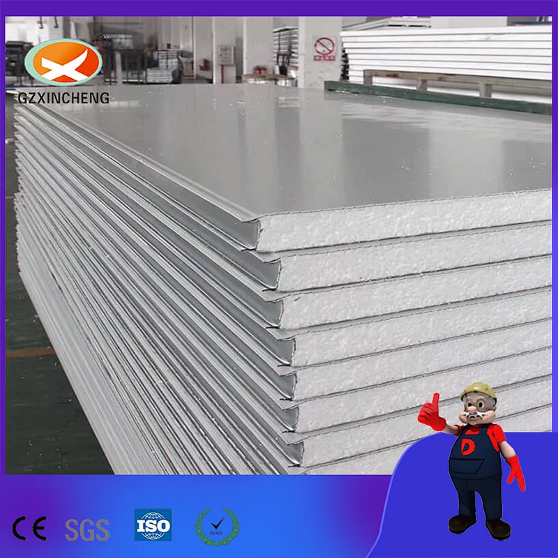 Roofing Materials 0.5mm Steel Surface EPS Sandwich Panel Wall Covering Panel