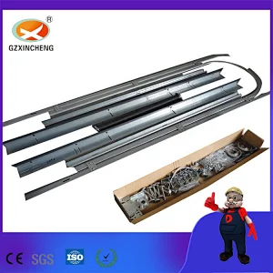 3 Stripes White Color Steel Insulated Door Panel for Garage Door