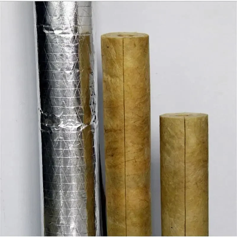 Aluminum Foil  Mineral Rock Wool Pipes