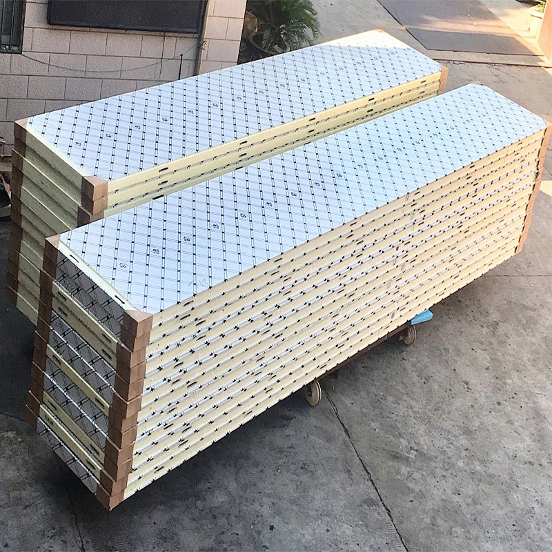 100mm PU ساندويتش لوحات العزل