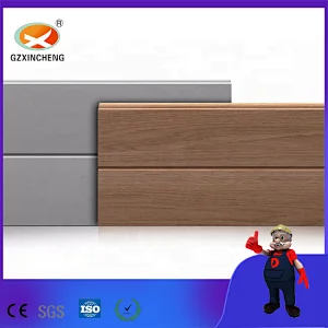 3 Stripes White Color Steel Insulated Door Panel for Garage Door