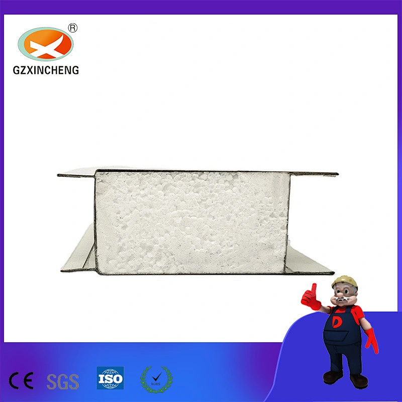 Materiales metálicos de construcción de paneles sándwich EPS