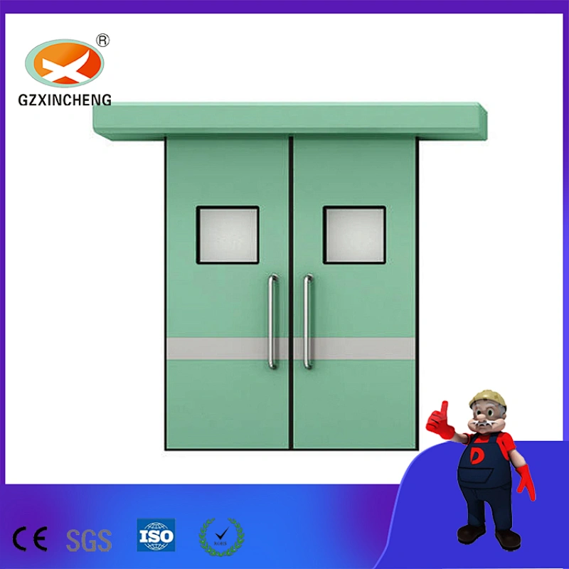 Puerta corrediza del hospital galvanizado