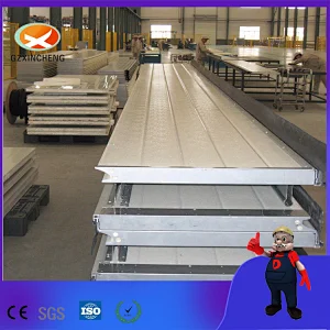 China Sectional Garage Door PU Foam Sandwich Panel