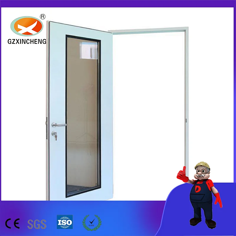 Hospital Clean Swing Door with Vision Panel