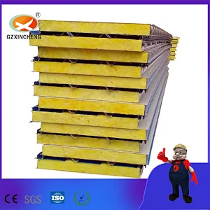 Fire Resistance Rock Wool Sandwich Panel