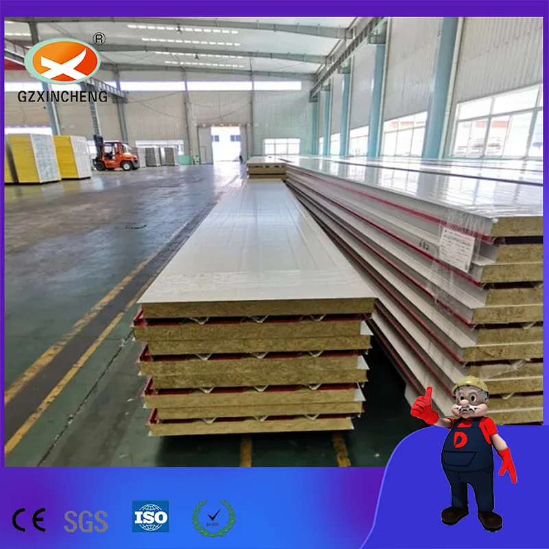 Perforated Color Steel Sheet Rock Wool Sandwich Panel