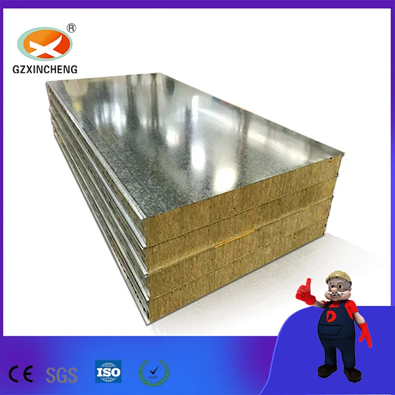 Sound Insulation Rock Wool Sandwich Board