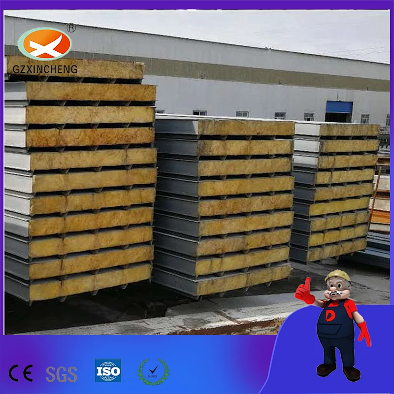 rock wool sandwich roof panel
