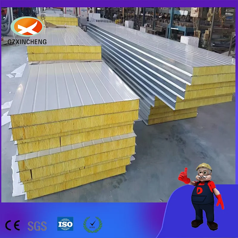 Glass Wool Wall Panel Insulation Fireproof Wall