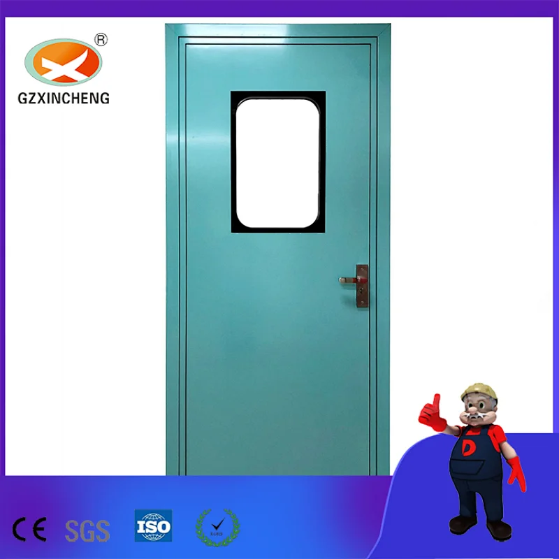 single clean room door