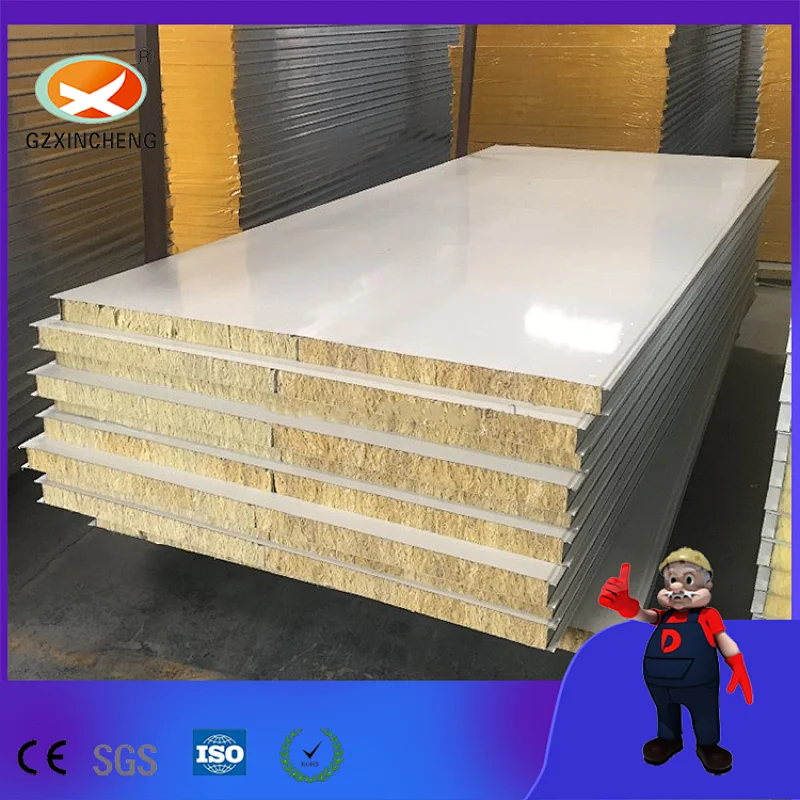 Rock Wool Insulation Sandwich Panel for Floor