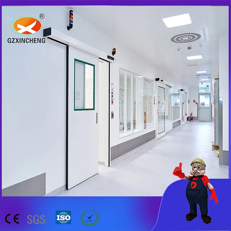sliding clean room door