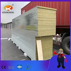 Prefabricated Steel Color Glass Wool Sandwich Panel
