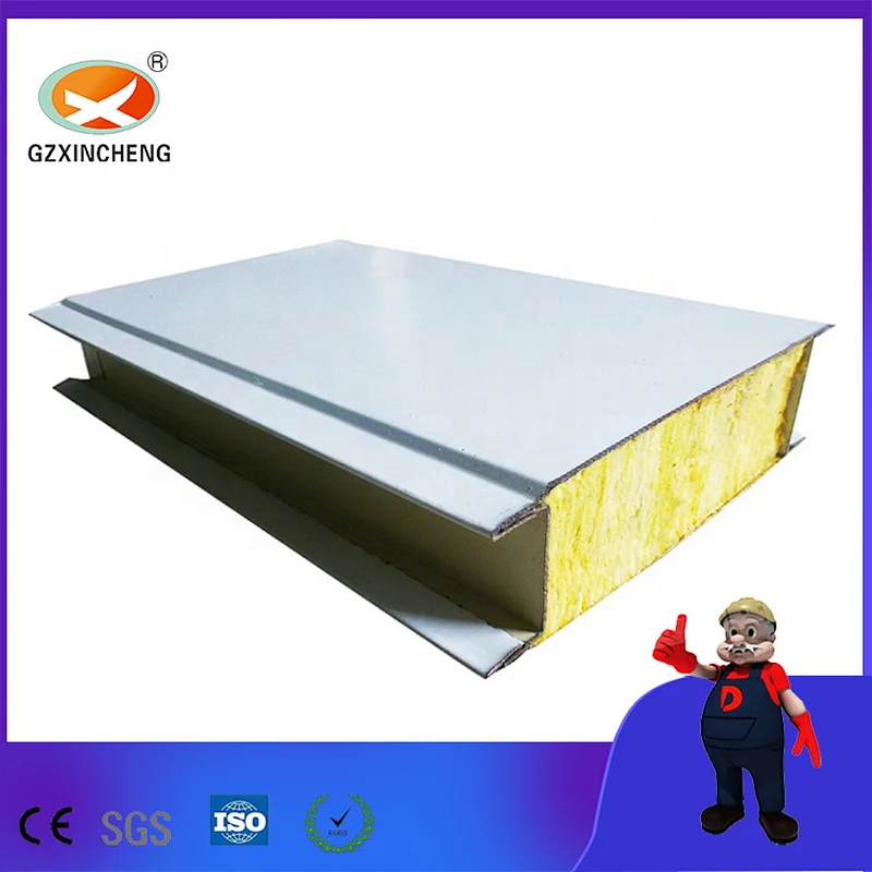 Cheap Composite Rock Wool Perforated Sandwich Panel