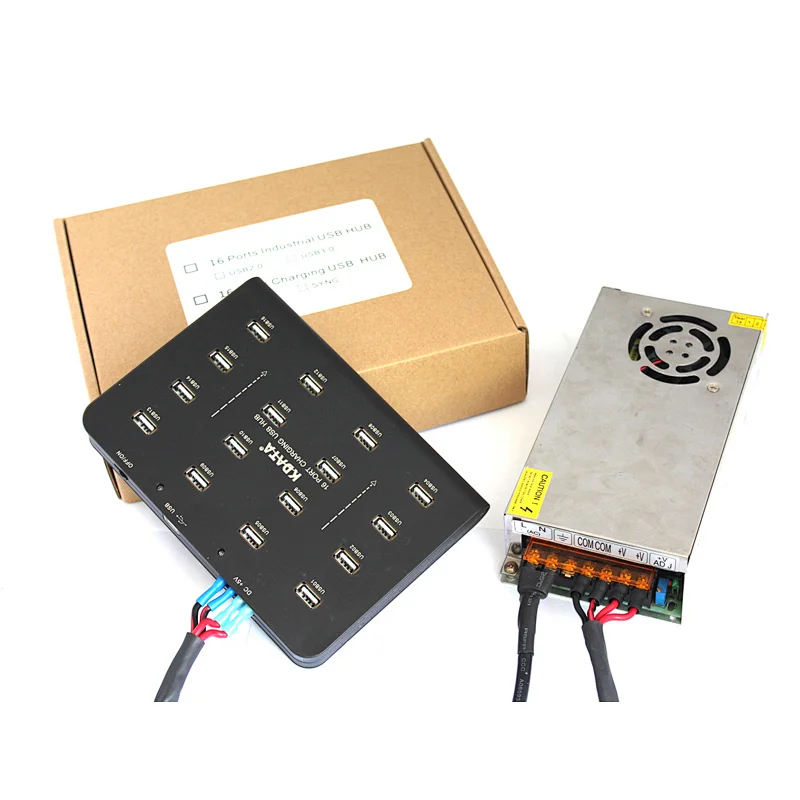 16 Port USB2.0 HUB 5V40A
