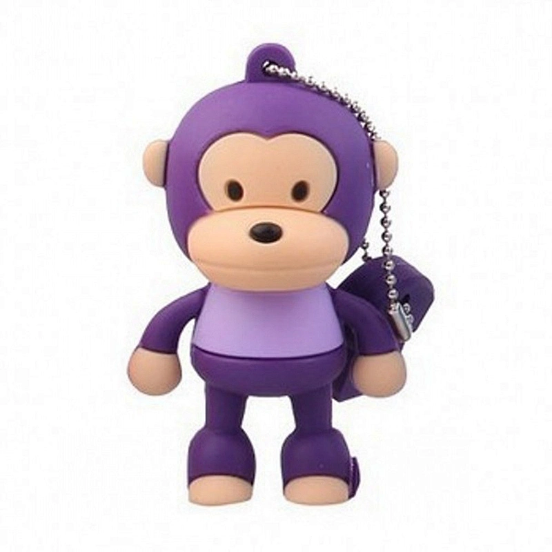 Monkey USB Novelty USB Flash Disk PVC Soft PVC USB Tooth USB 4GB