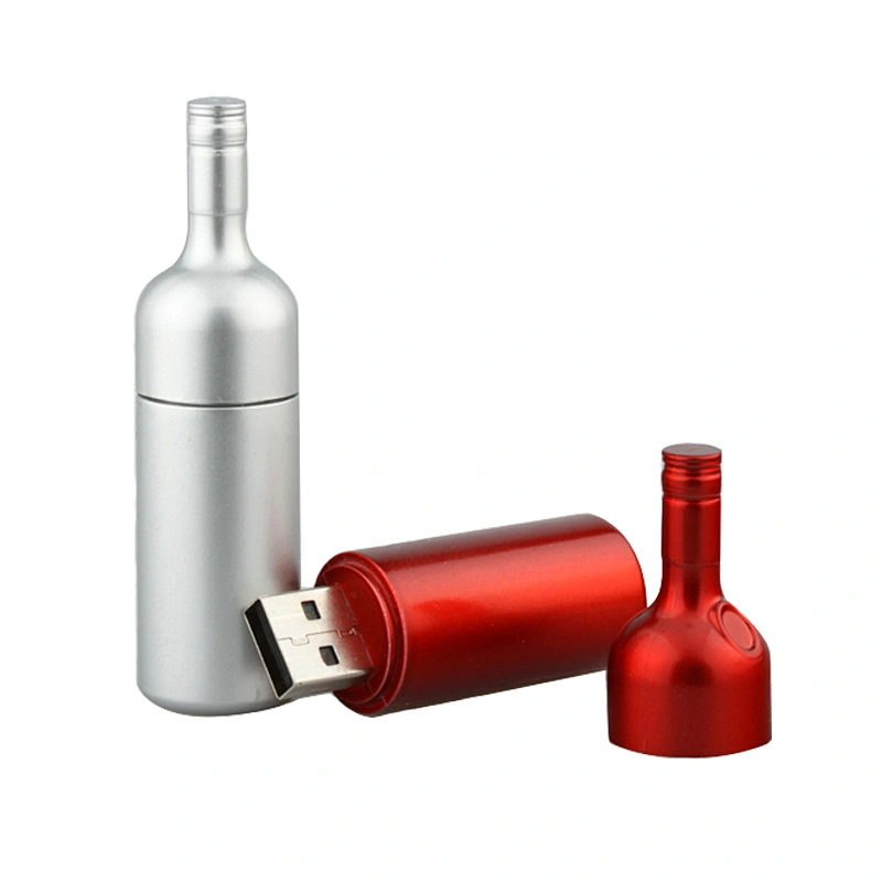 Wine Bottle Shape USB Flash Drive