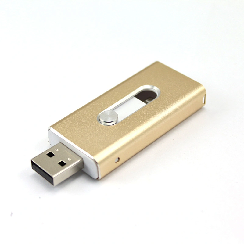 Wholesale External Smartphone 3 in 1 OTG USB Flash Drive 32GB