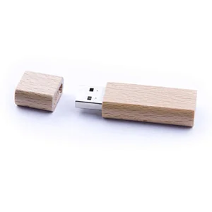 Hot selling wooden custom pendrive stick 8GB 16GB 32GB mini bulk USB flash drive with keyring