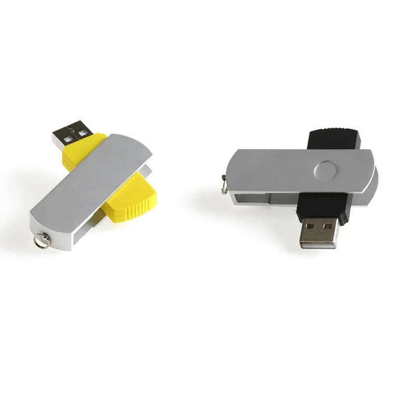 Metal Swivel USB Flash Memory Drive
