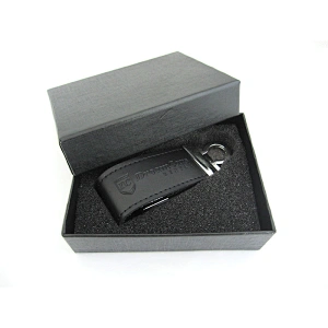 Leather Swivel USB Flash Drive