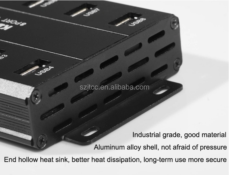 Shenzhen factory high speed OEM USB3.0 hub with 8 ports for fast charging ans data transfering