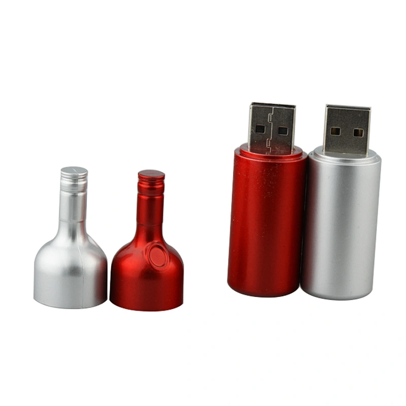 Wine Bottle Shape USB Flash Drive