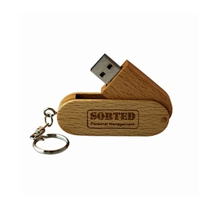 Best Wedding Gift 1GB Bulk Wood Swivel USB 2.0 Stick USB Flash Drive