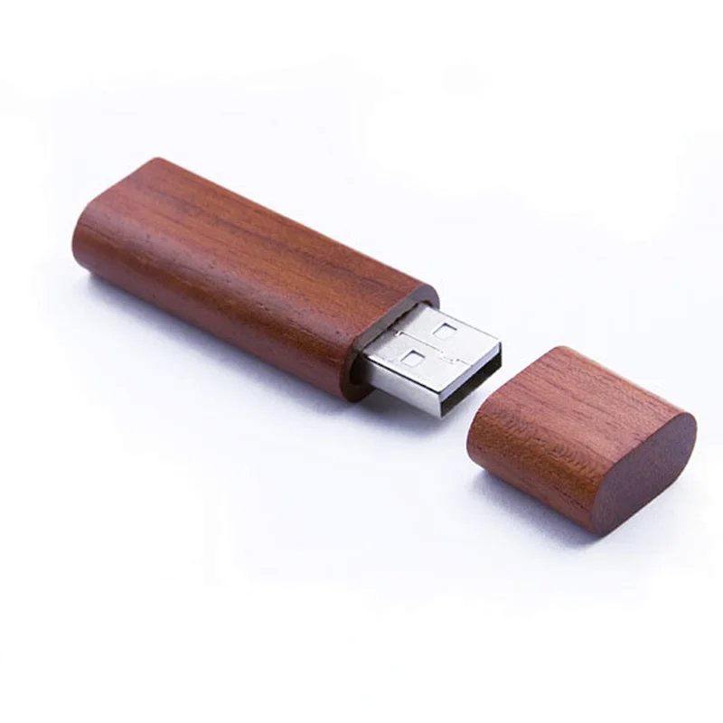 Hot selling wooden custom pendrive stick 8GB 16GB 32GB mini bulk USB flash drive with keyring