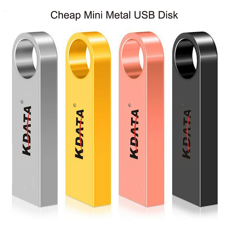 Factory Bulk Custom Logo Mini USB2.0 Flash Drive 16GB Metal Bulk Pendrive Memoria Stick with Low Price