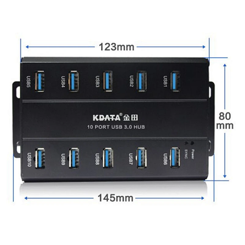 10 Port USB3.0 HUB