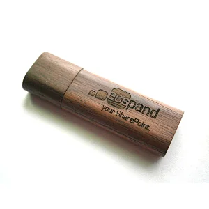 Hot selling wooden custom pendrive stick 8GB 16GB 32GB mini bulk USB flash drive with keyring