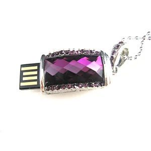 Necklace Diamond USB Flash Pen Drive OEM Jewelry USB Flash Disk 32GB