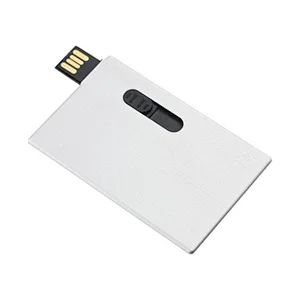 Promotional Novelty Metal Credit Card USB Flash Disk Business Card Pen Drive 8GB