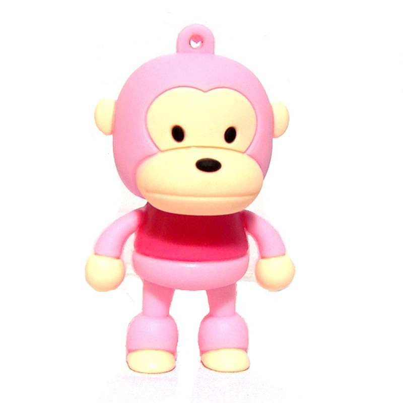 Monkey USB Novelty USB Flash Disk PVC Soft PVC USB Tooth USB 4GB